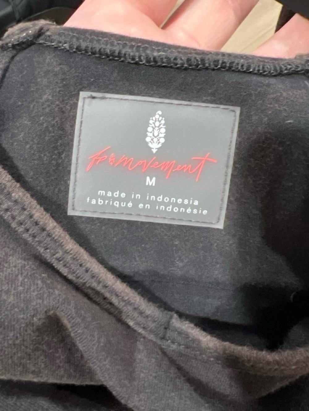 FP Movement by Free People "Hot Shot" Onesie in the color Washed Black - Picture 5 of 5
